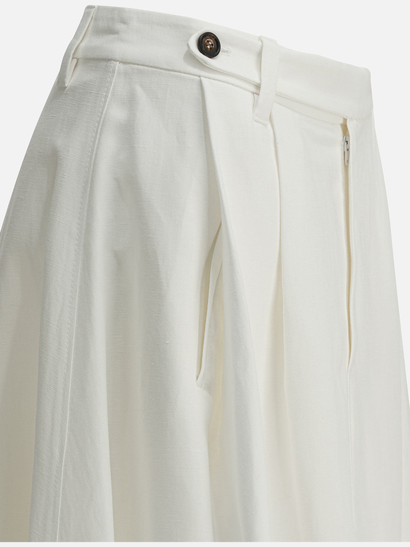 Long skirts Solid colour White - Brunello Cucinelli Women | PDP | VIETTI Online Store | Zoom-Modal_4