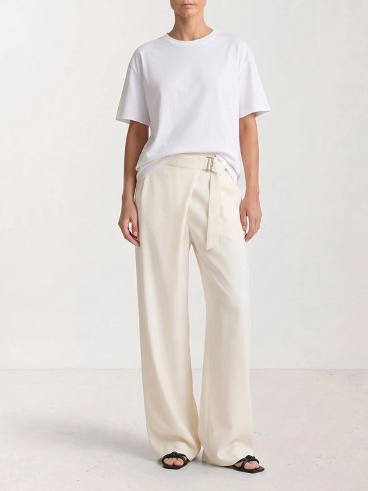 Tailored trousers Solid colour White - Brunello Cucinelli Women | PLP | VIETTI Online Store | 2