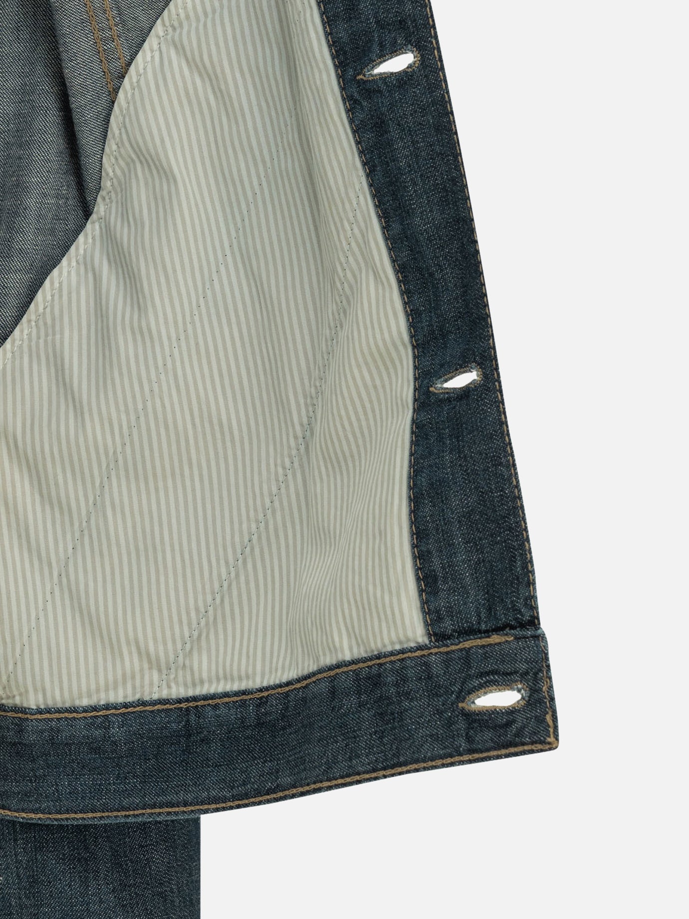 Denim jackets Solid colour Blue - Brunello Cucinelli Men | PDP | VIETTI Online Store | Zoom-Modal_4