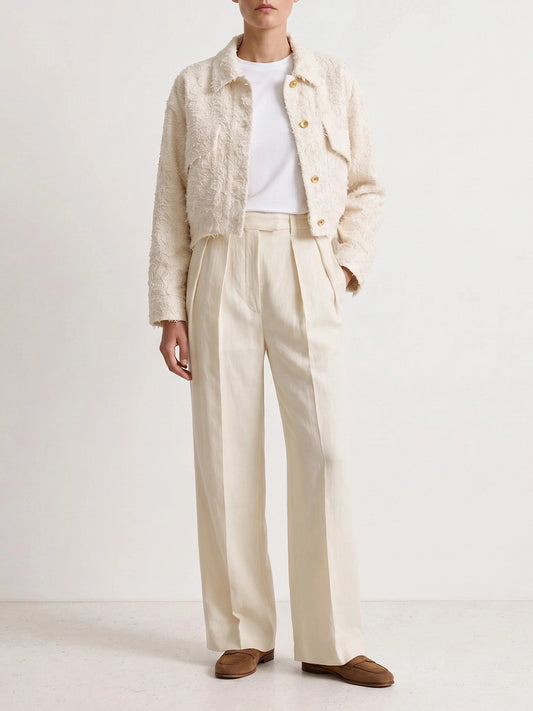 Denim jackets Solid colour White - Brunello Cucinelli Women | PLP | VIETTI Online Store | 2