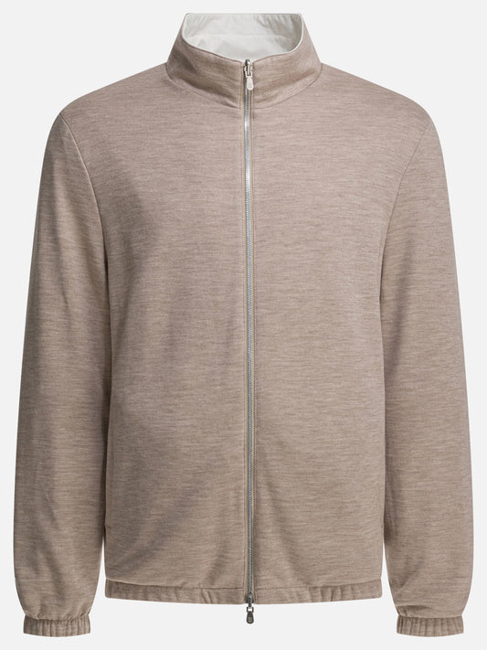 Windbreakers Logo White - Brunello Cucinelli Men | PLP | VIETTI Online Store | 2