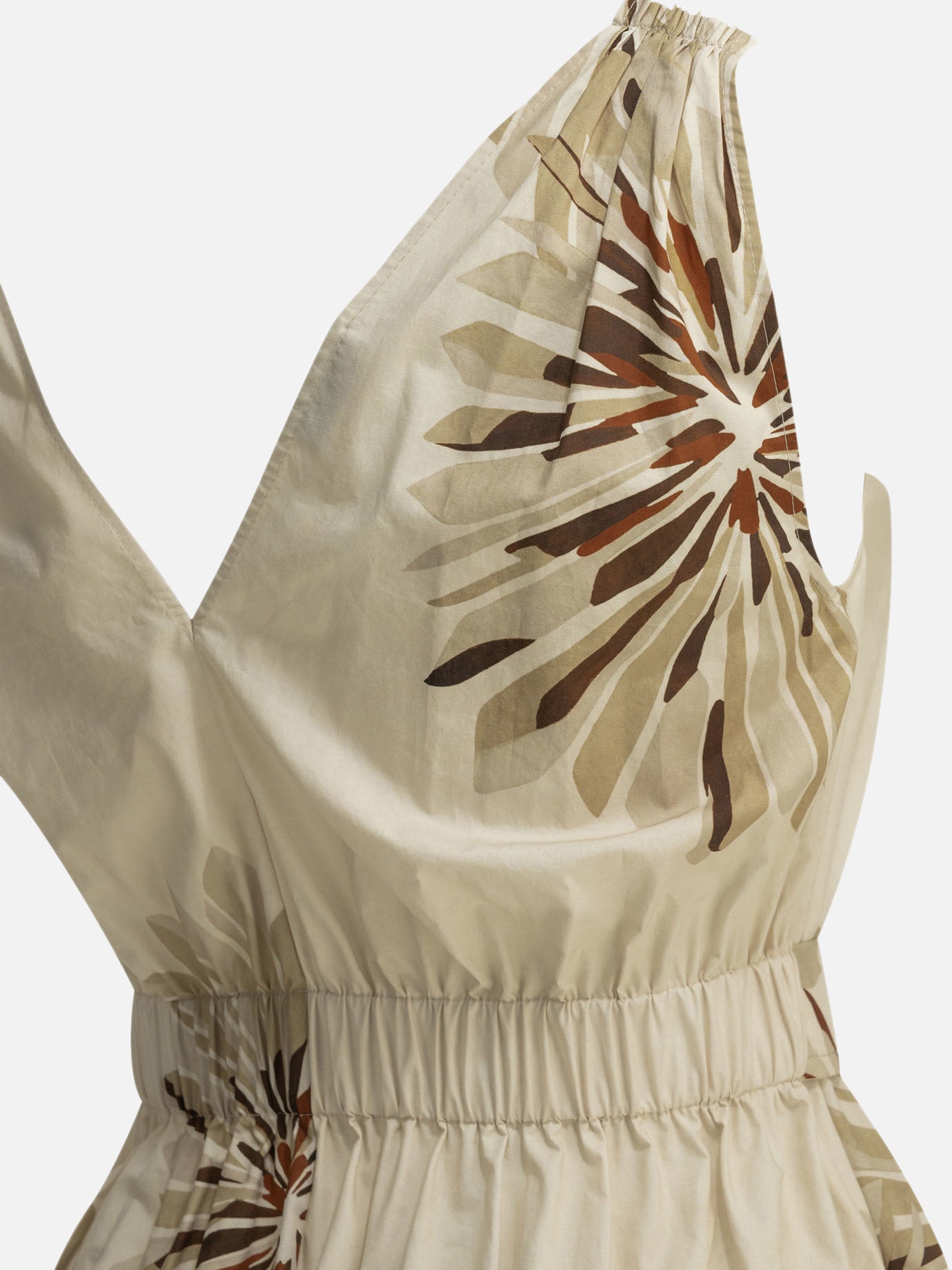 Abiti midi Floral Beige - Brunello Cucinelli Donna | PDP | VIETTI Online Store | Zoom-Modal_6