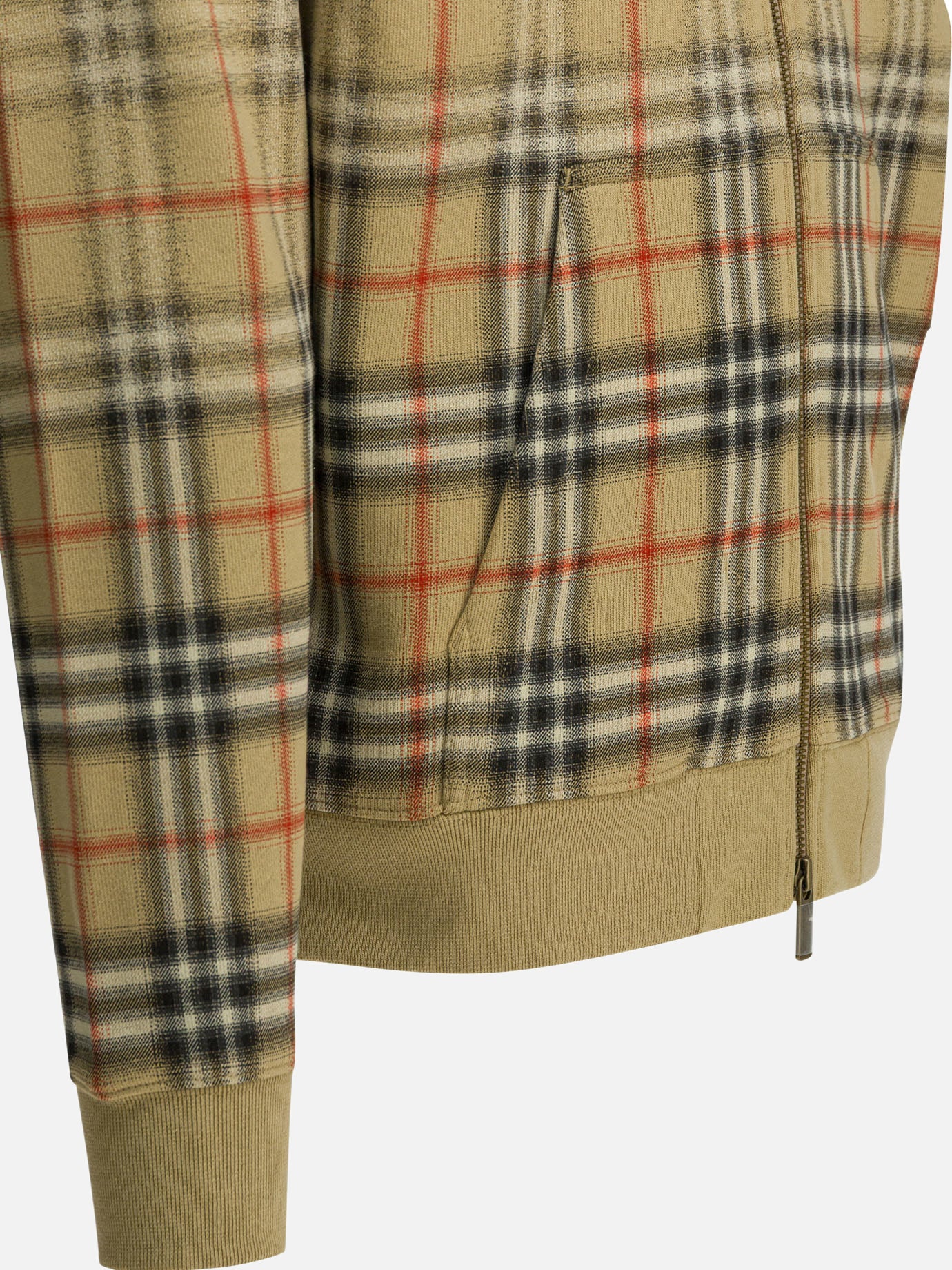 Full zip sweatshirts Check Beige - Burberry Men | PDP | VIETTI Online Store | Zoom-Modal_4