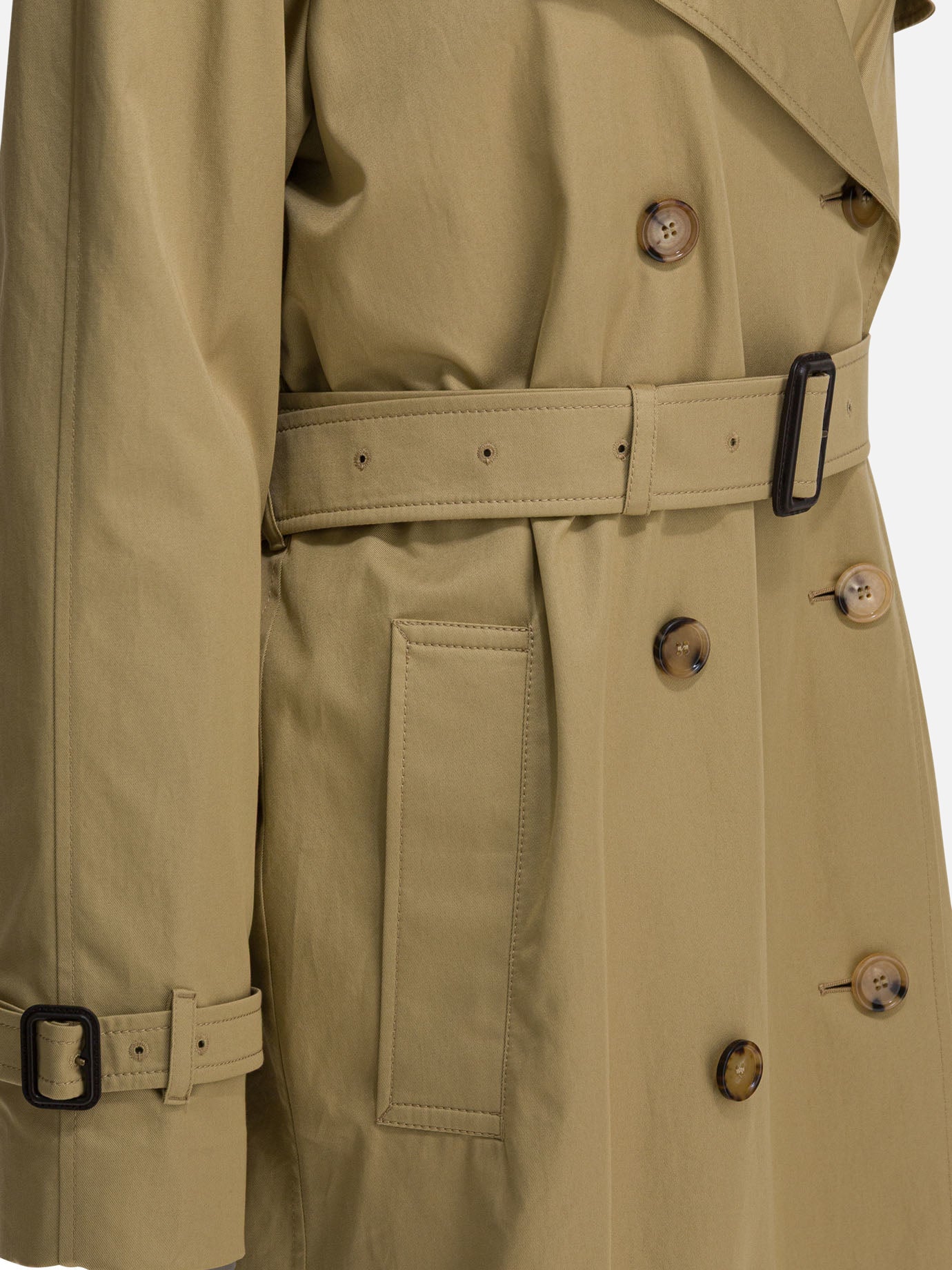 Raincoats & Trench coats Solid colour Beige - Burberry Women | PDP | VIETTI Online Store | Zoom-Modal_4