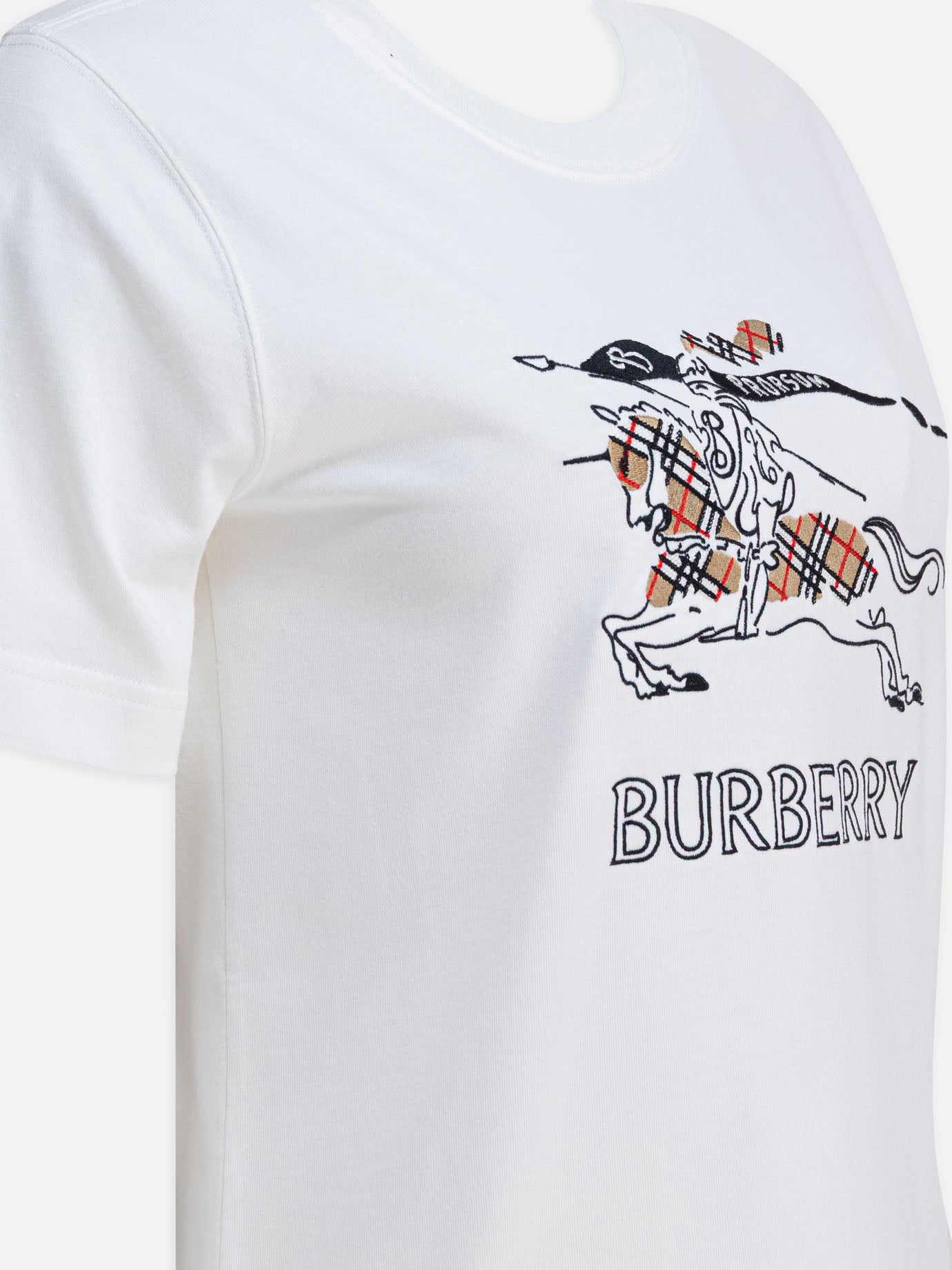 Crewneck t-shirts Logo White - Burberry Women | PDP | VIETTI Online Store | Zoom-Modal_4