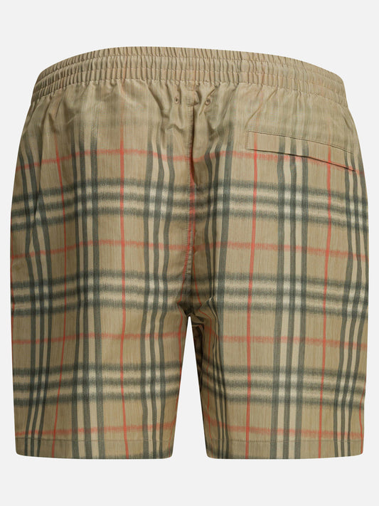 Swim shorts 100% polyester Beige - Burberry Men | PLP | VIETTI Online Store | 2