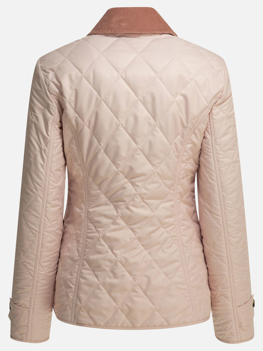 Quilted & Utility Jackets Solid colour Pink - Burberry Women | PLP | VIETTI Online Store | 2