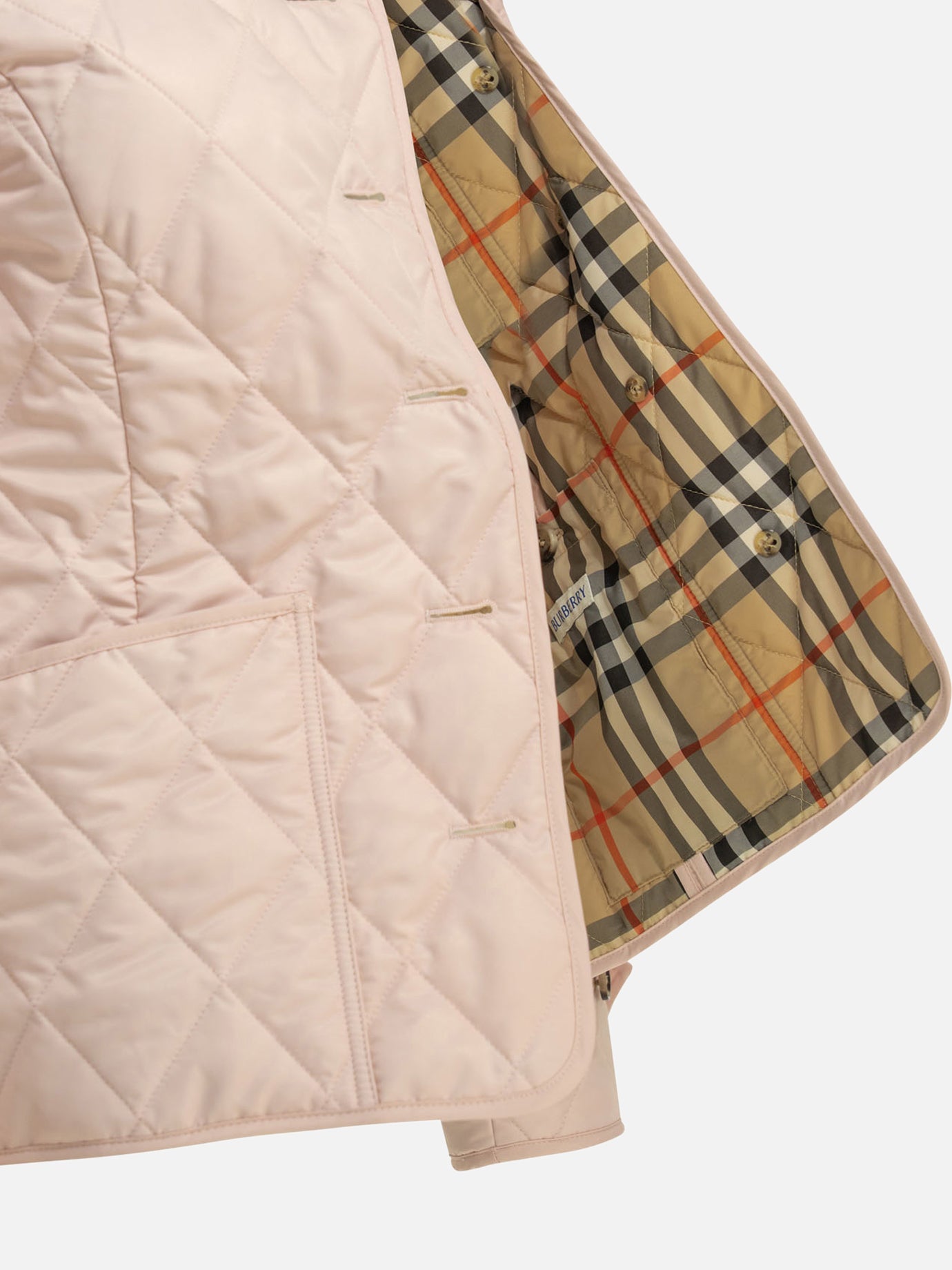 Quilted & Utility Jackets Solid colour Pink - Burberry Women | PDP | VIETTI Online Store | Zoom-Modal_4