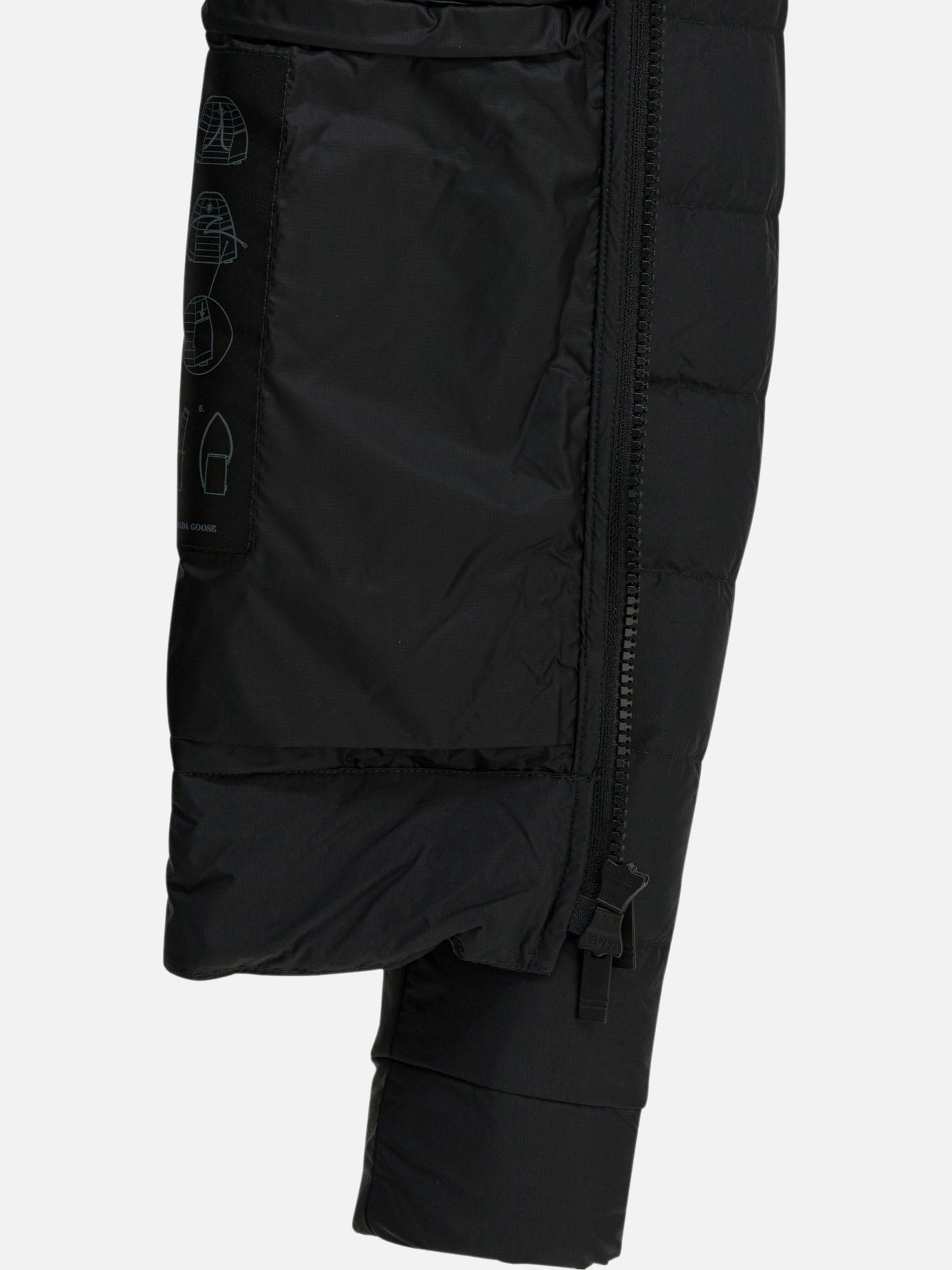 Canada Goose "Crofton" Short down jacket Black