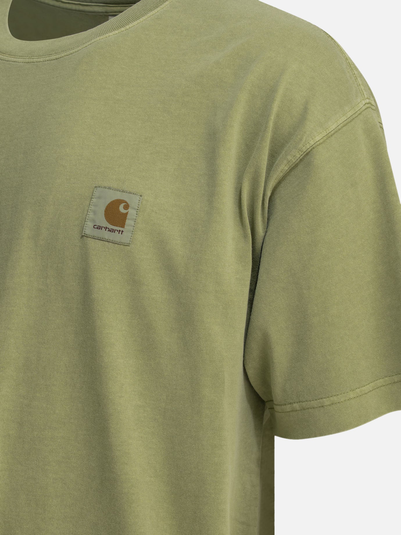 Crewneck t-shirts Logo Green - Carhartt WIP Men | PDP | VIETTI Online Store | Zoom-Modal_4