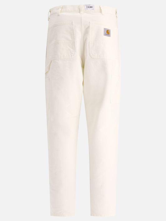 Work pants Logo White - Carhartt WIP Men | PLP | VIETTI Online Store | 2