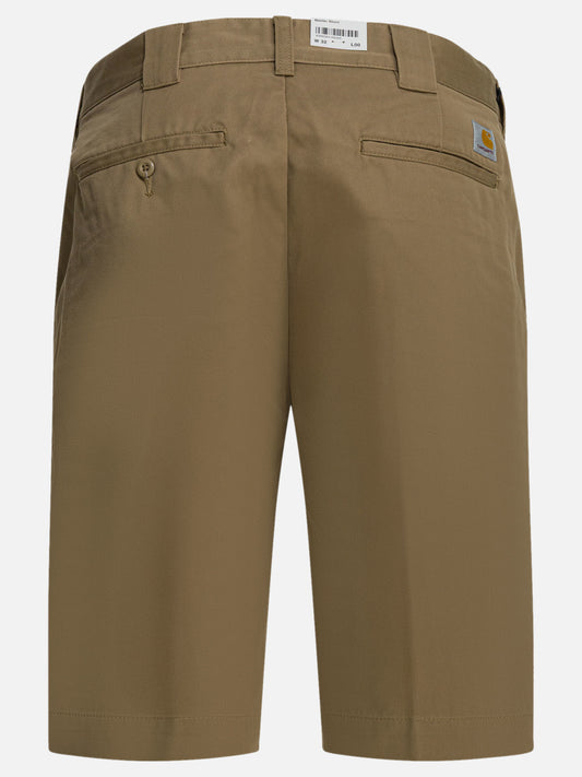Utility shorts Solid colour Beige - Carhartt WIP Men | PLP | VIETTI Online Store | 2