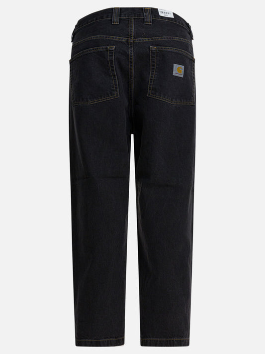 Jeans a gamba larga Solid colour Nero - Carhartt WIP Uomo | PLP | VIETTI Online Store | 2