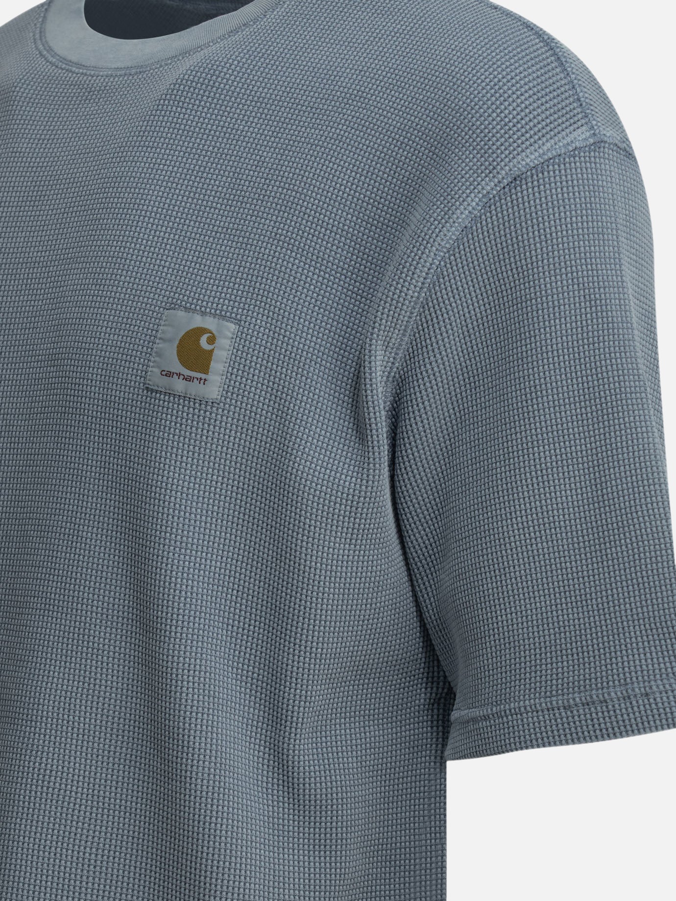 Crewneck t-shirts Logo Light blue - Carhartt WIP Men | PDP | VIETTI Online Store | Zoom-Modal_4