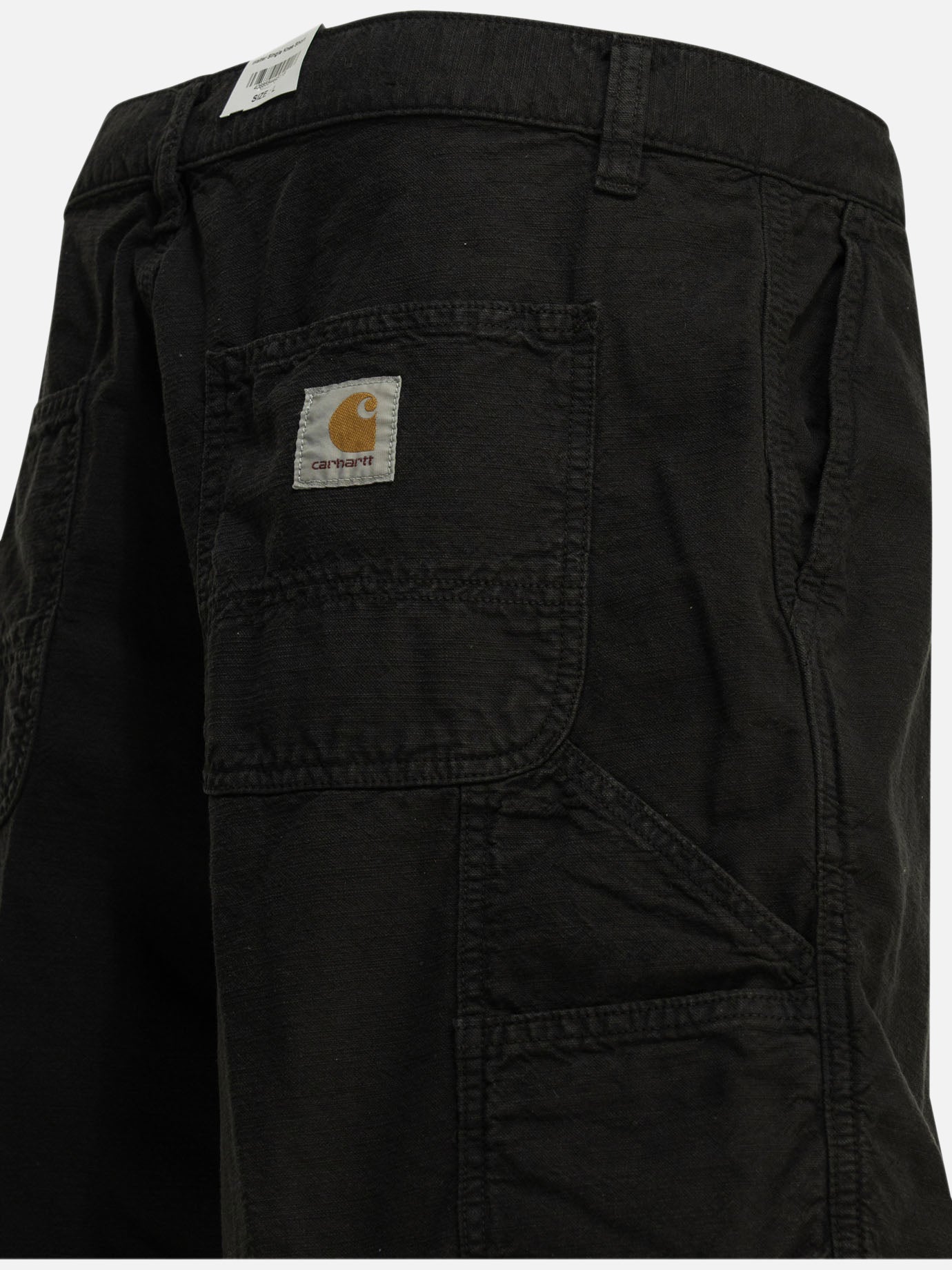 Utility shorts Solid colour Black - Carhartt WIP Men | PDP | VIETTI Online Store | Zoom-Modal_4