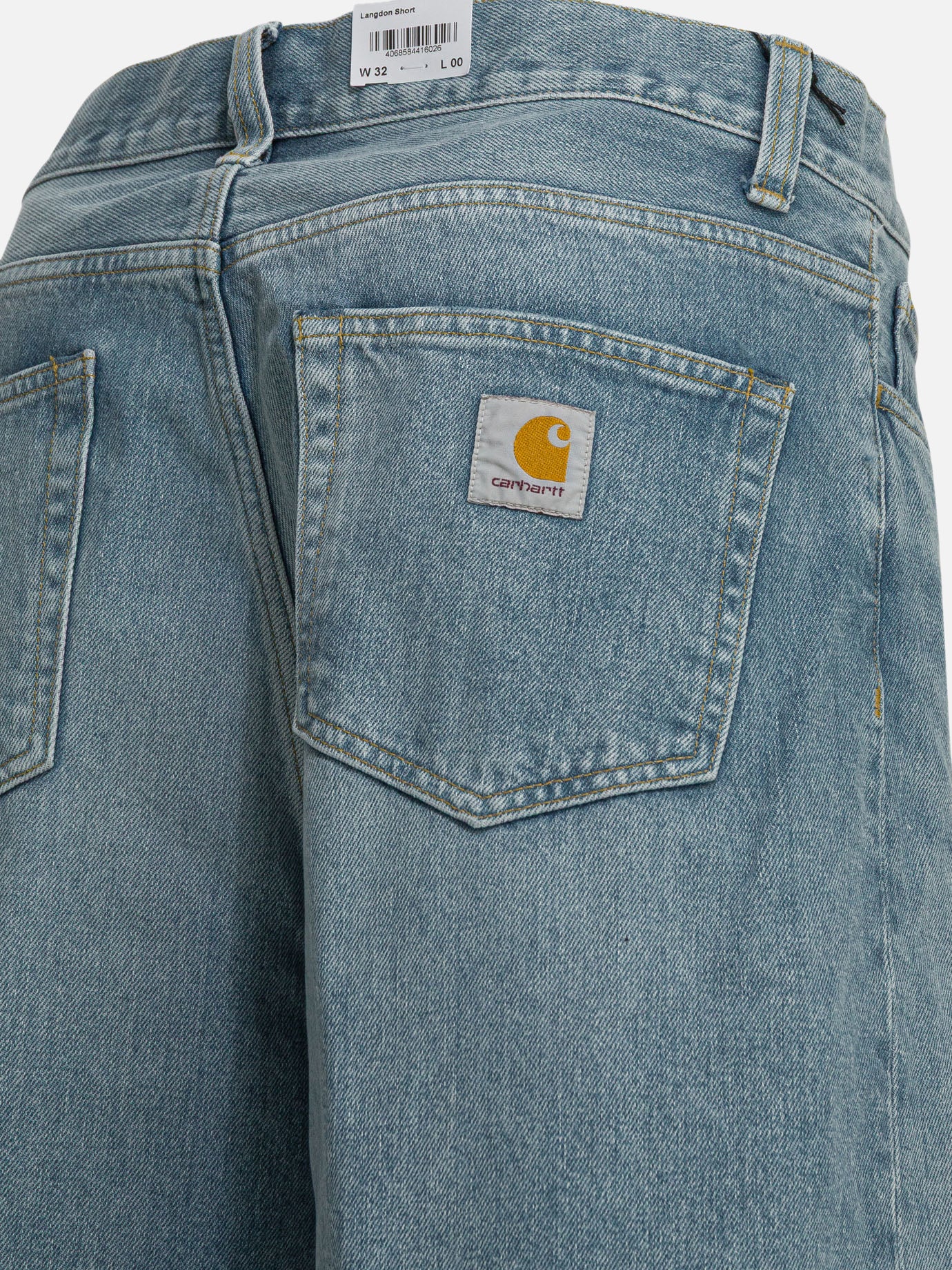 Five pockets shorts Solid colour Light blue - Carhartt WIP Men | PDP | VIETTI Online Store | Zoom-Modal_4
