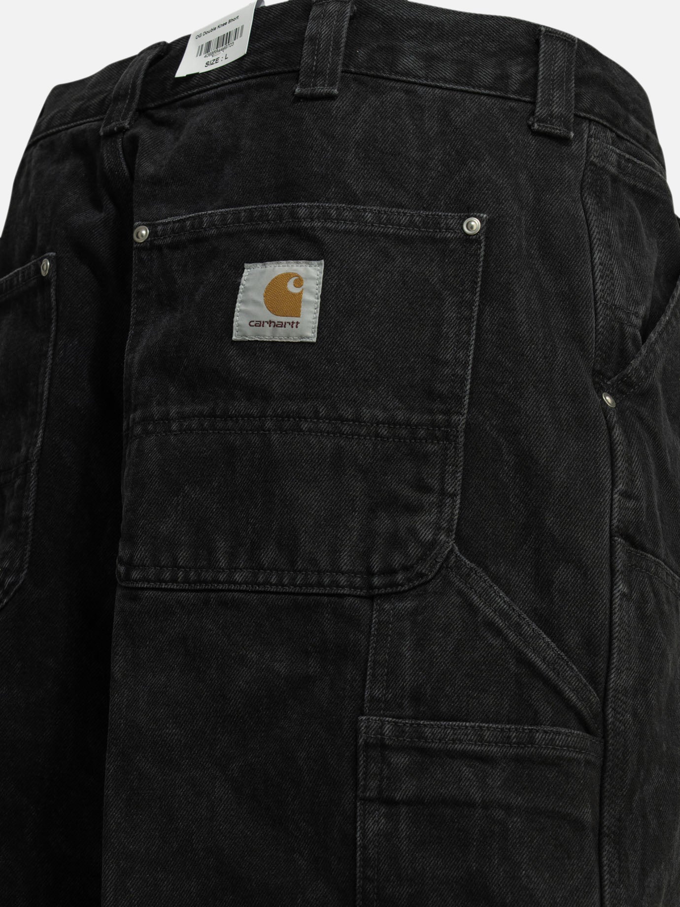 Utility shorts Solid colour Black - Carhartt WIP Men | PDP | VIETTI Online Store | Zoom-Modal_4
