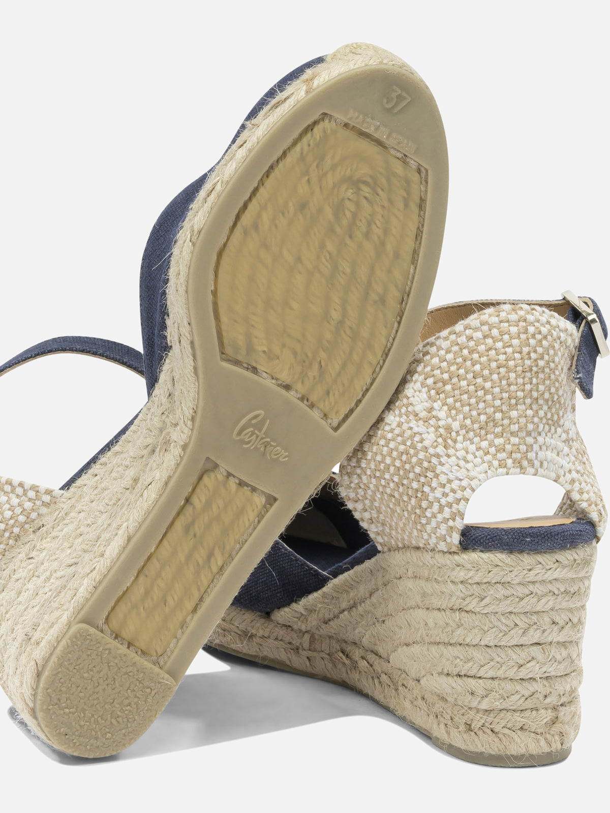 Castañer "Carol 70mm" high espadrilles Blue