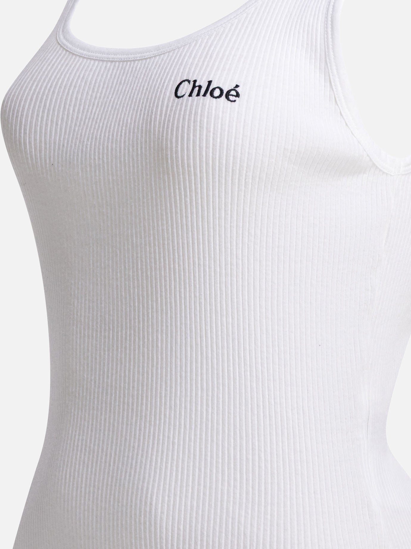 Tank tops Logo White - Chloé Women | PDP | VIETTI Online Store | Zoom-Modal_6