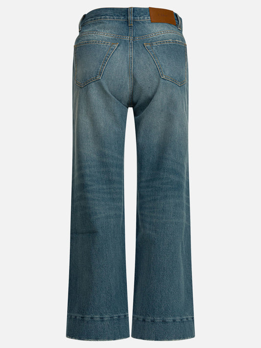 Chloé Short wide leg jeans Blue