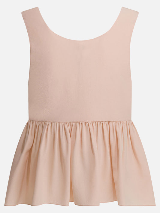 Tank tops Solid colour Pink - Chloé Women | PLP | VIETTI Online Store | 2