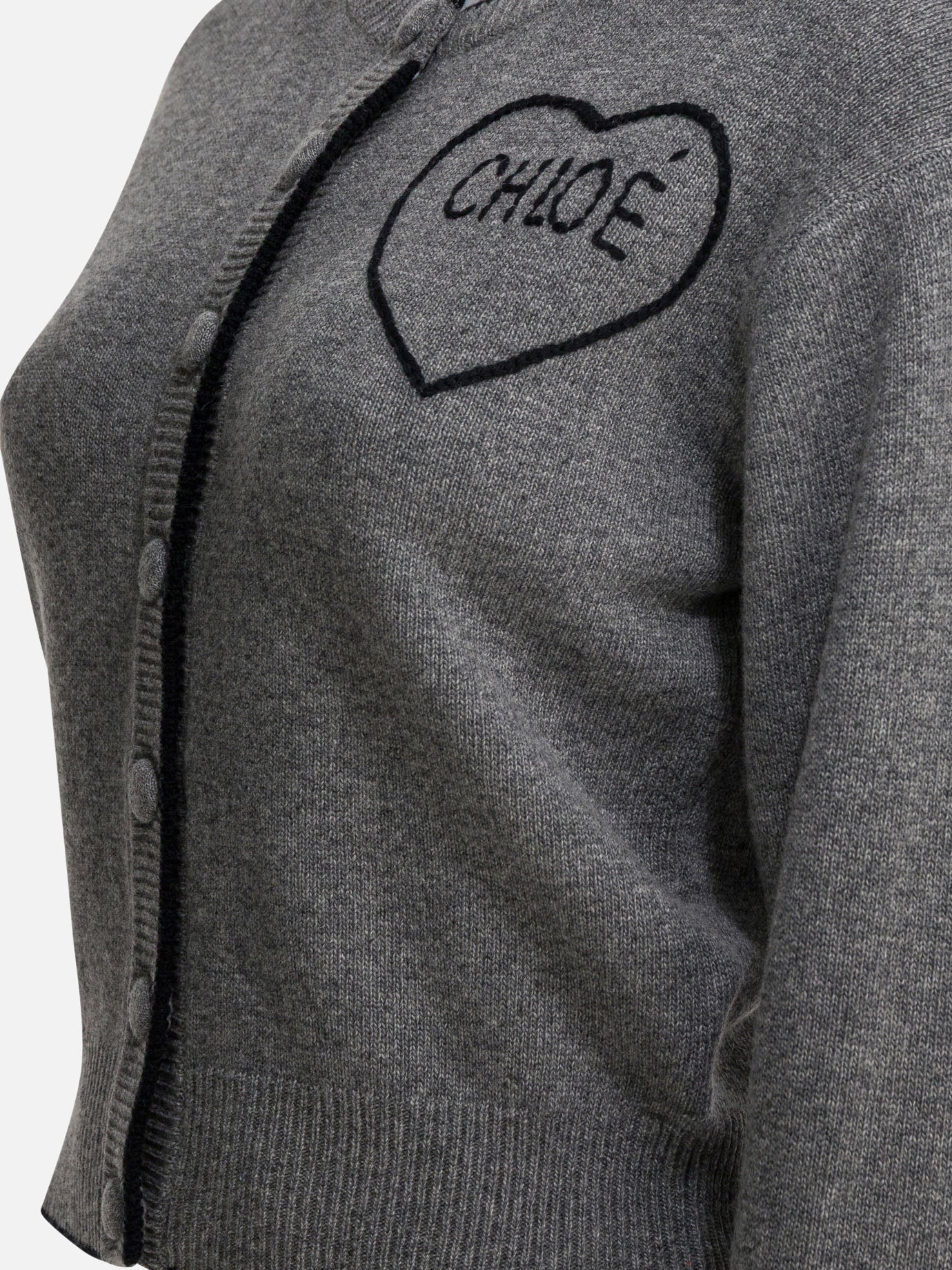 Cardigans Logo Grey - Chloé Women | PDP | VIETTI Online Store | Zoom-Modal_4