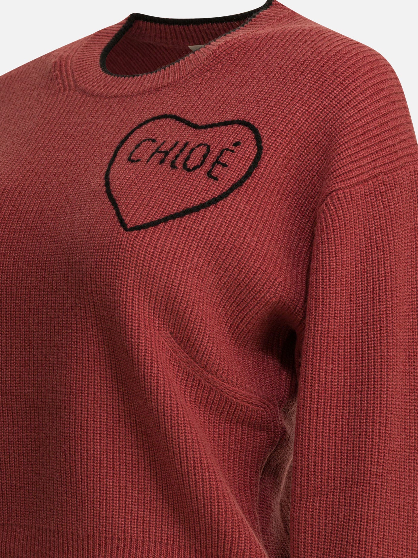 Crewneck sweaters Logo Pink - Chloé Women | PDP | VIETTI Online Store | Zoom-Modal_4