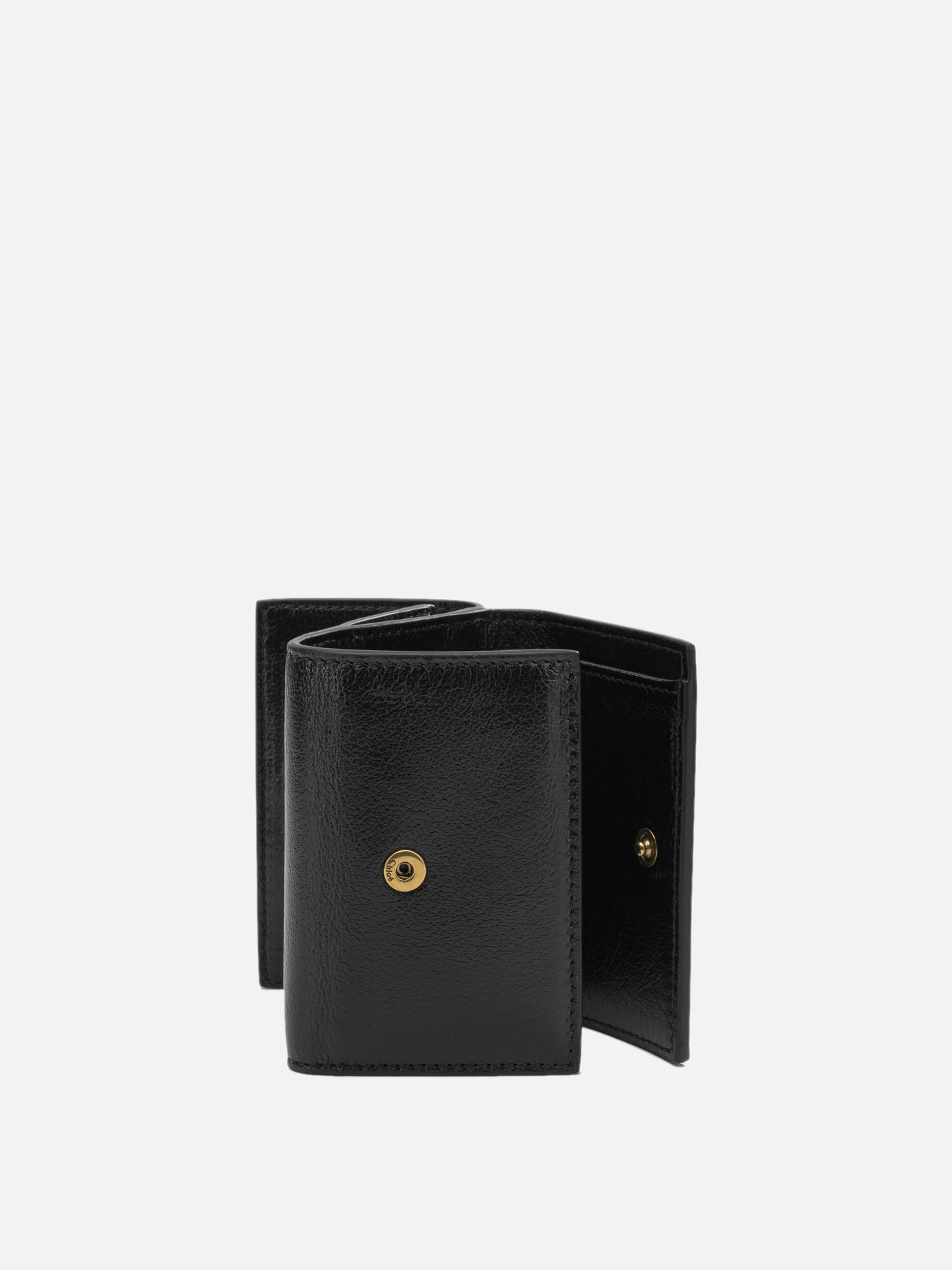 Wallets 100% buffalo leather - Lining: 100% calf leather - Other fabric: 65% polyester 35% cotton Black - Chloé Women | PDP | VIETTI Online Store | Zoom-Modal_5