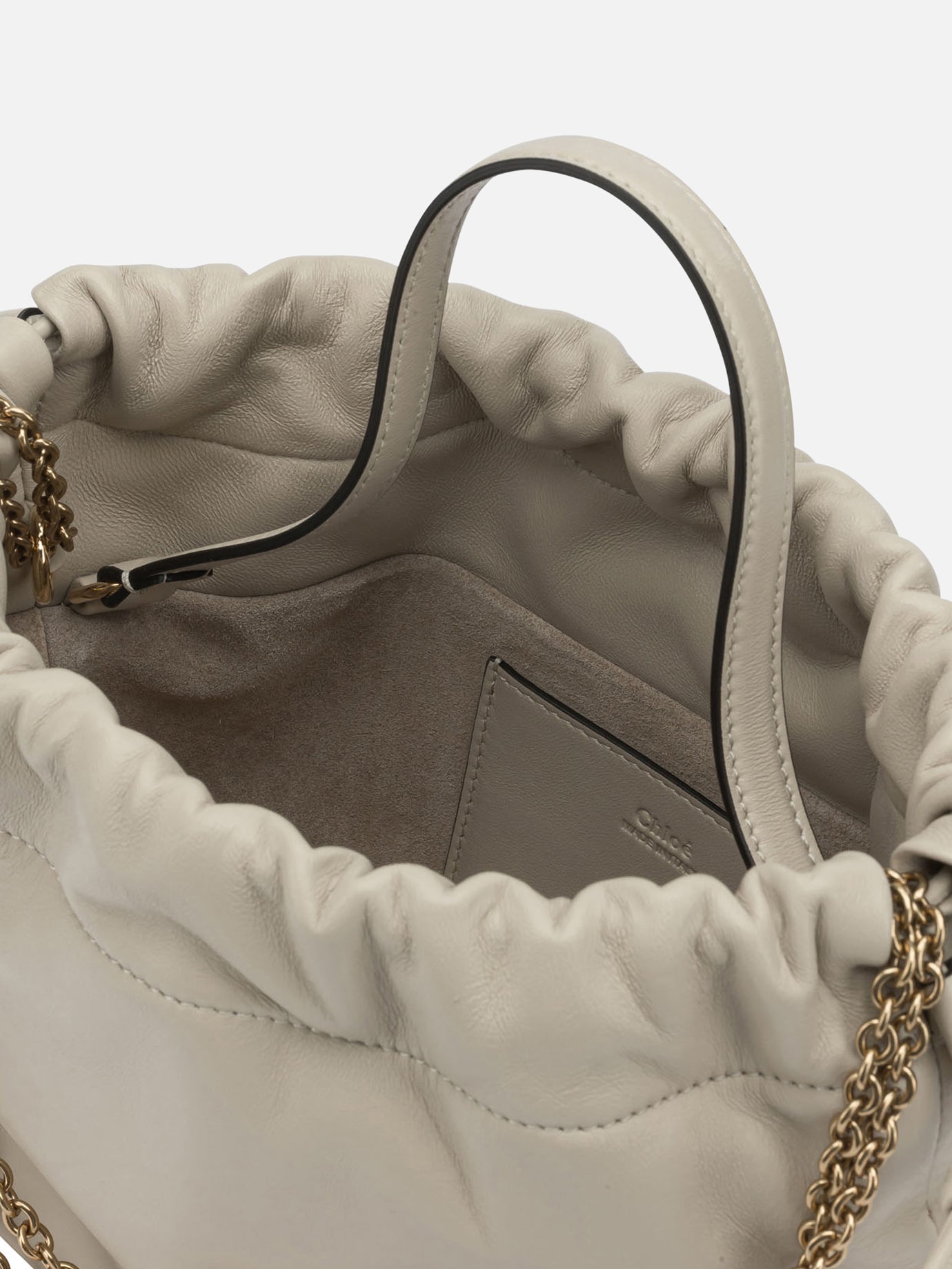 Small bags 100% lamb leather - Lining: 100% calf leather White - Chloé Women | PDP | VIETTI Online Store | Zoom-Modal_5