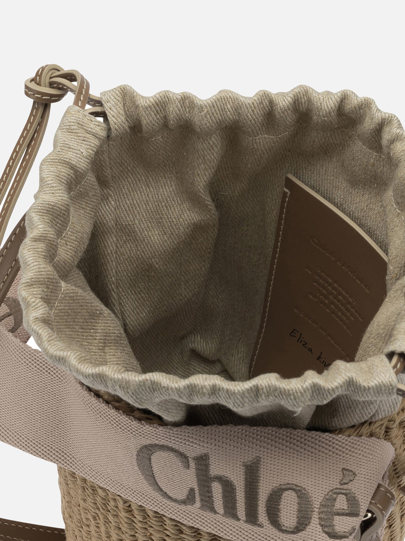 Small bags 100% paper - Other fabric: 100% calf leather Beige - Chloé Women | PDP | VIETTI Online Store | Zoom-Modal_5