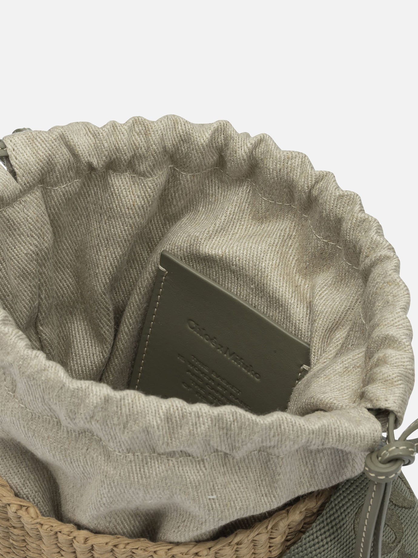 Small bags 100% paper - Other fabric: 100% calf leather Beige - Chloé Women | PDP | VIETTI Online Store | Zoom-Modal_5