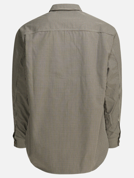 Comme Des Garçons Homme Checkered overshirt jacket Brown
