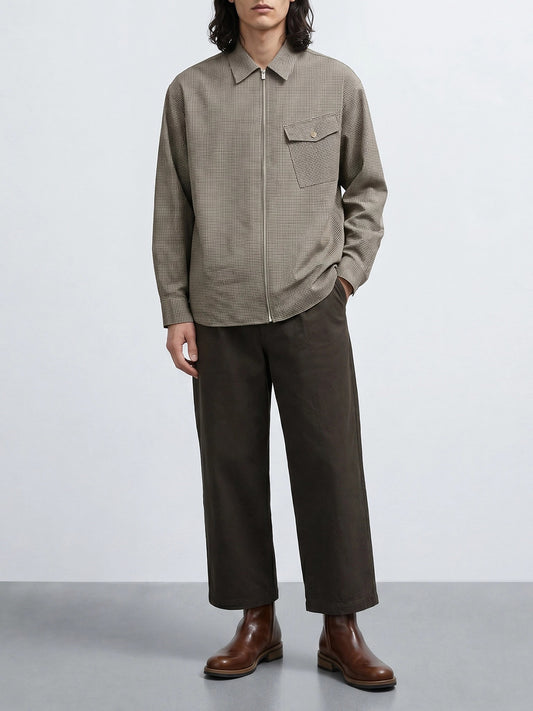 Overshirt jackets Check Brown - Comme Des Garçons Homme Men | PLP | VIETTI Online Store | 2