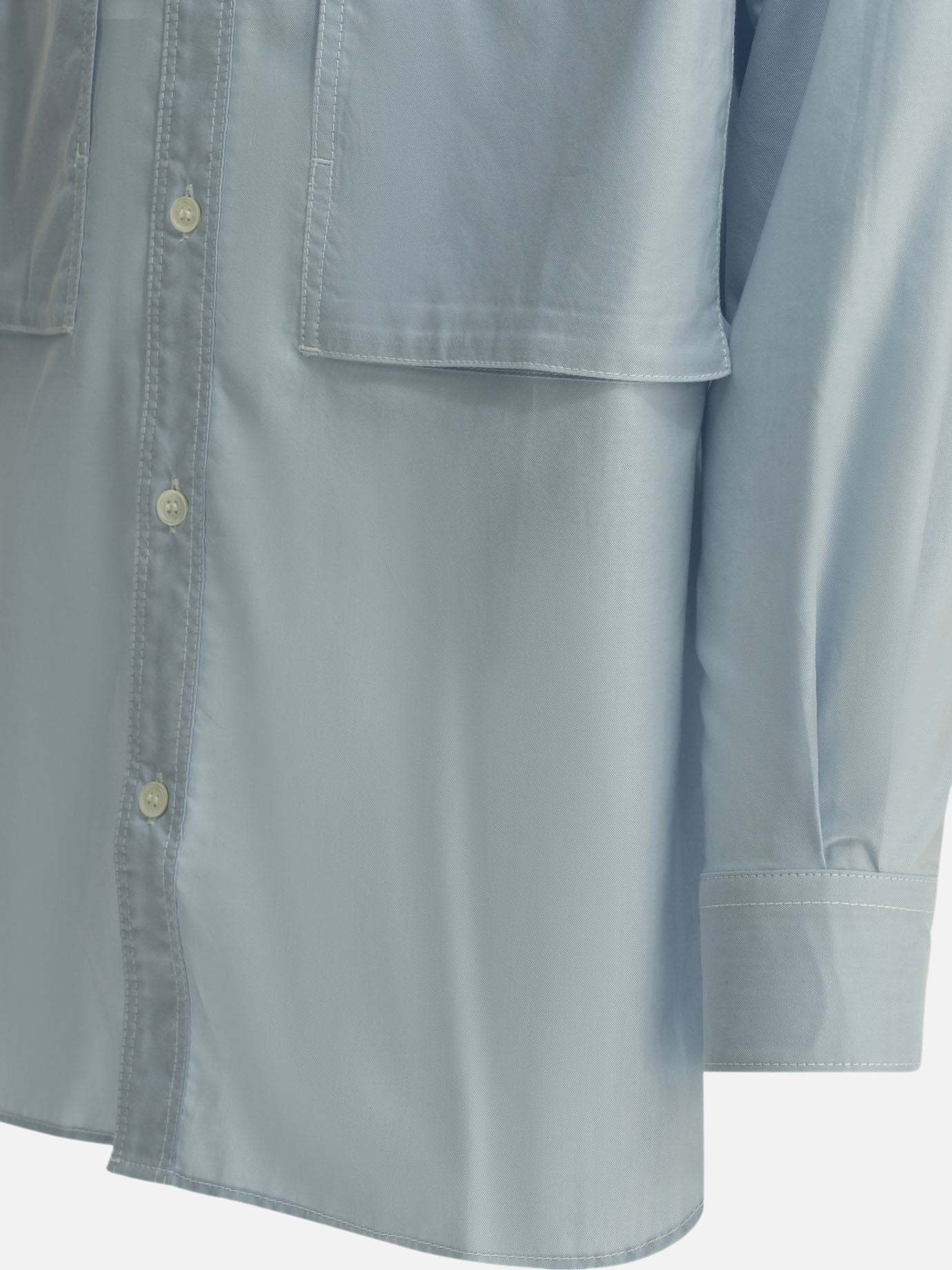 Casual shirts Solid colour Light blue - Comme Des Garçons Homme Men | PDP | VIETTI Online Store | Zoom-Modal_4