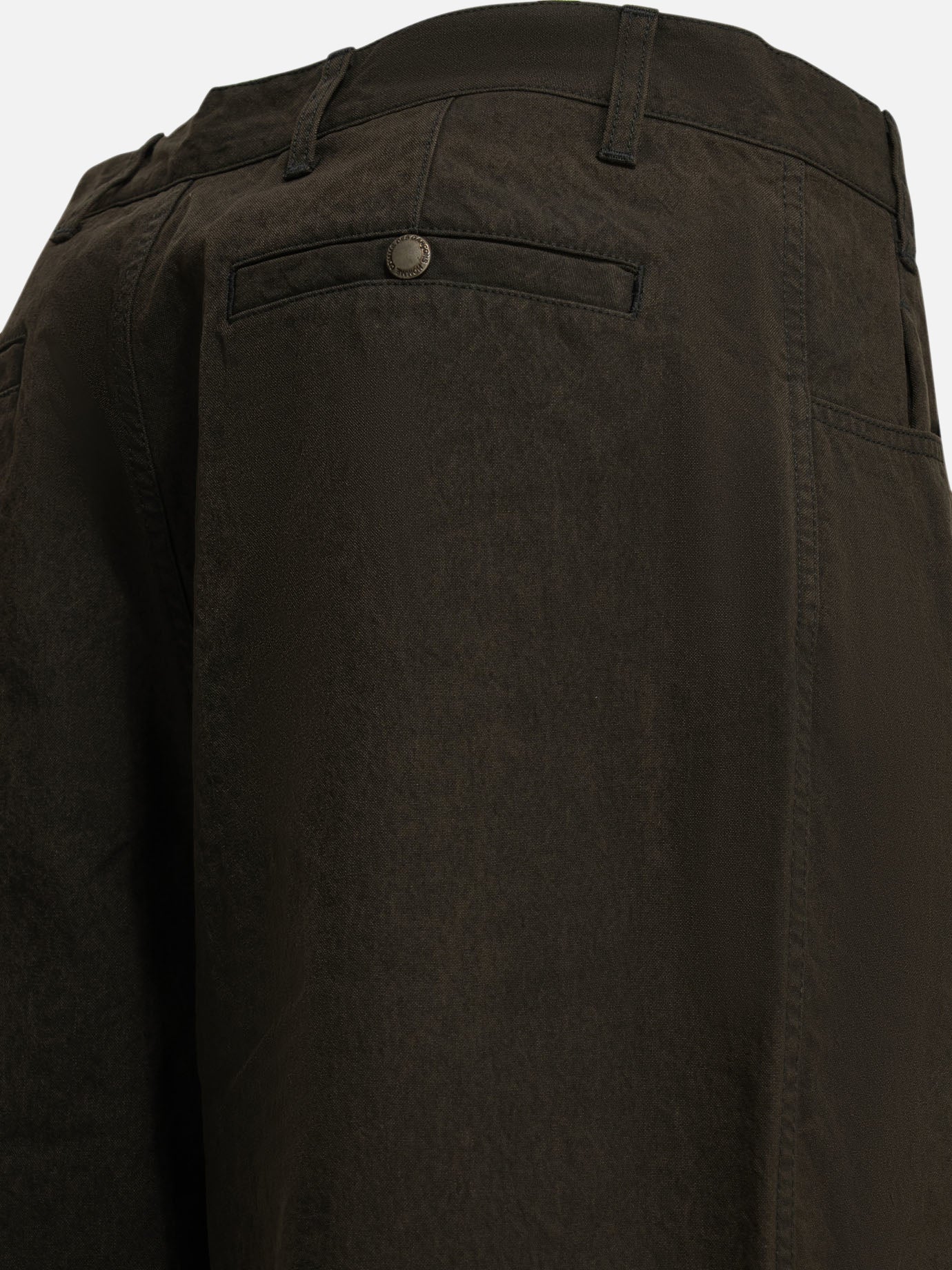 Leisure trousers Solid colour Brown - Comme Des Garçons Homme Men | PDP | VIETTI Online Store | Zoom-Modal_6