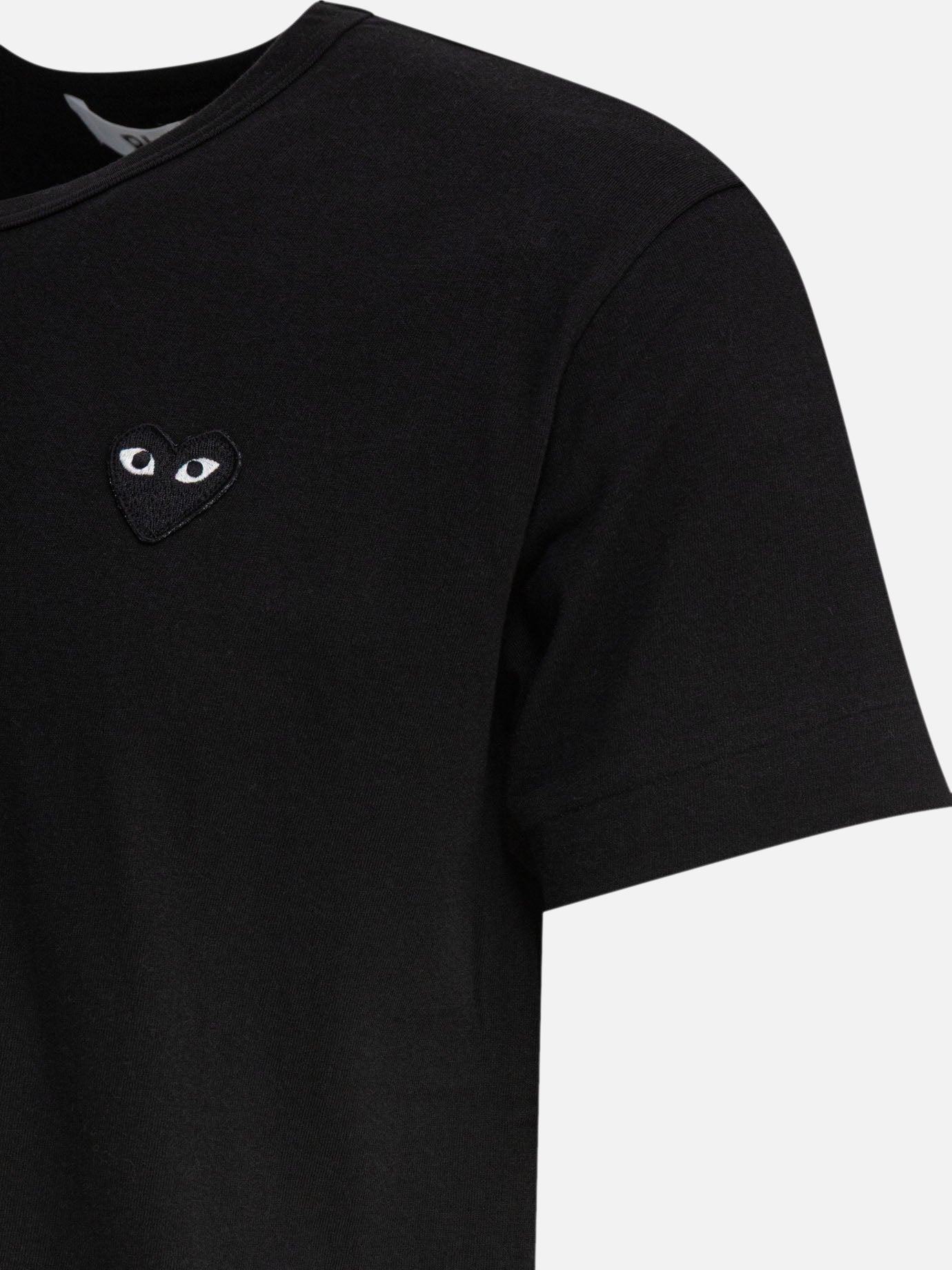 T-shirt girocollo Logo Nero - Comme Des Garçons Play Uomo | PDP | VIETTI Online Store | Zoom-Modal_4