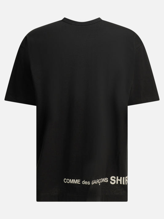 Crewneck t-shirts Logo Black - Comme Des Garçons Shirt Men | PLP | VIETTI Online Store | 2
