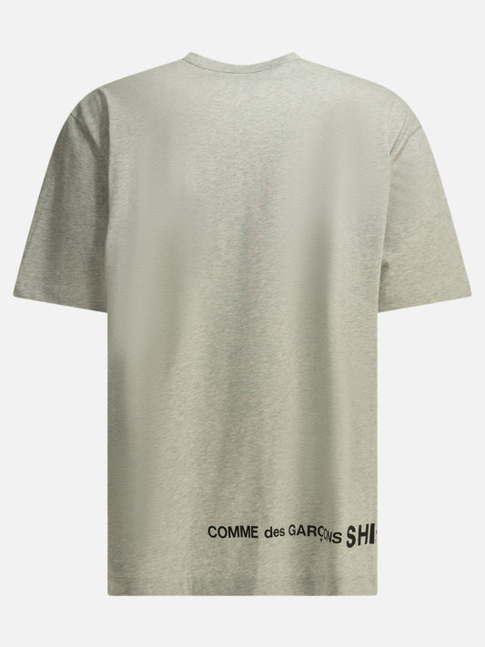 Crewneck t-shirts Logo Grey - Comme Des Garçons Shirt Men | PLP | VIETTI Online Store | 2