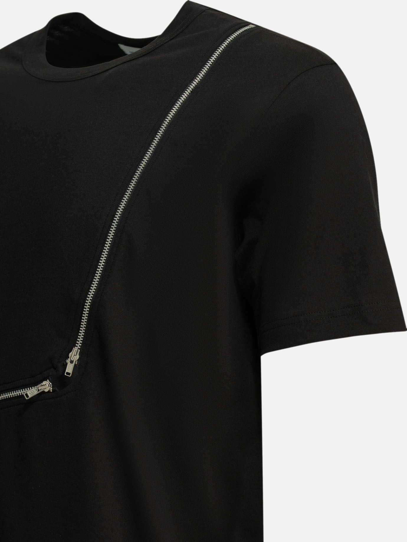 Crewneck t-shirts Solid colour Black - Comme Des Garçons Shirt Men | PDP | VIETTI Online Store | Zoom-Modal_4
