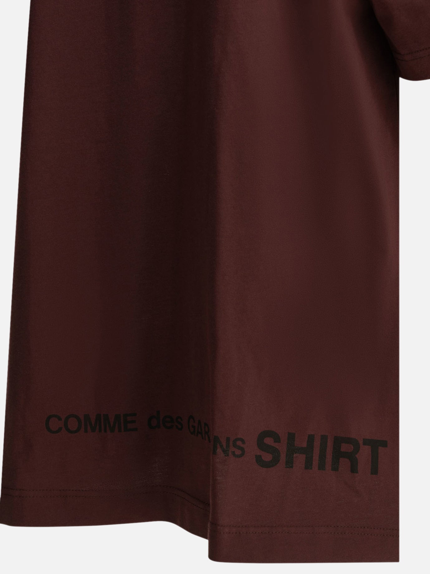 Crewneck t-shirts Logo Bordeaux - Comme Des Garçons Shirt Men | PDP | VIETTI Online Store | Zoom-Modal_4