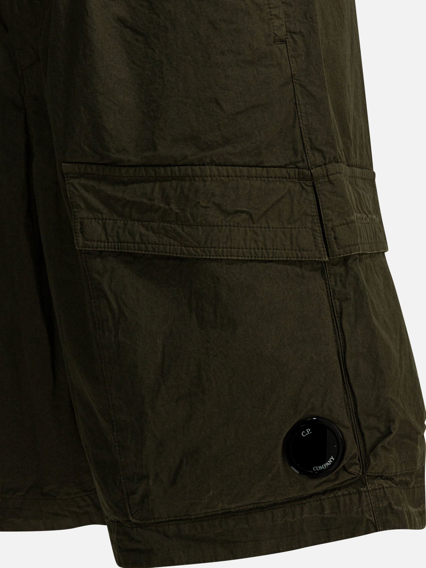 Cargo shorts Solid colour Green - C.P. Company Men | PDP | VIETTI Online Store | Zoom-Modal_4