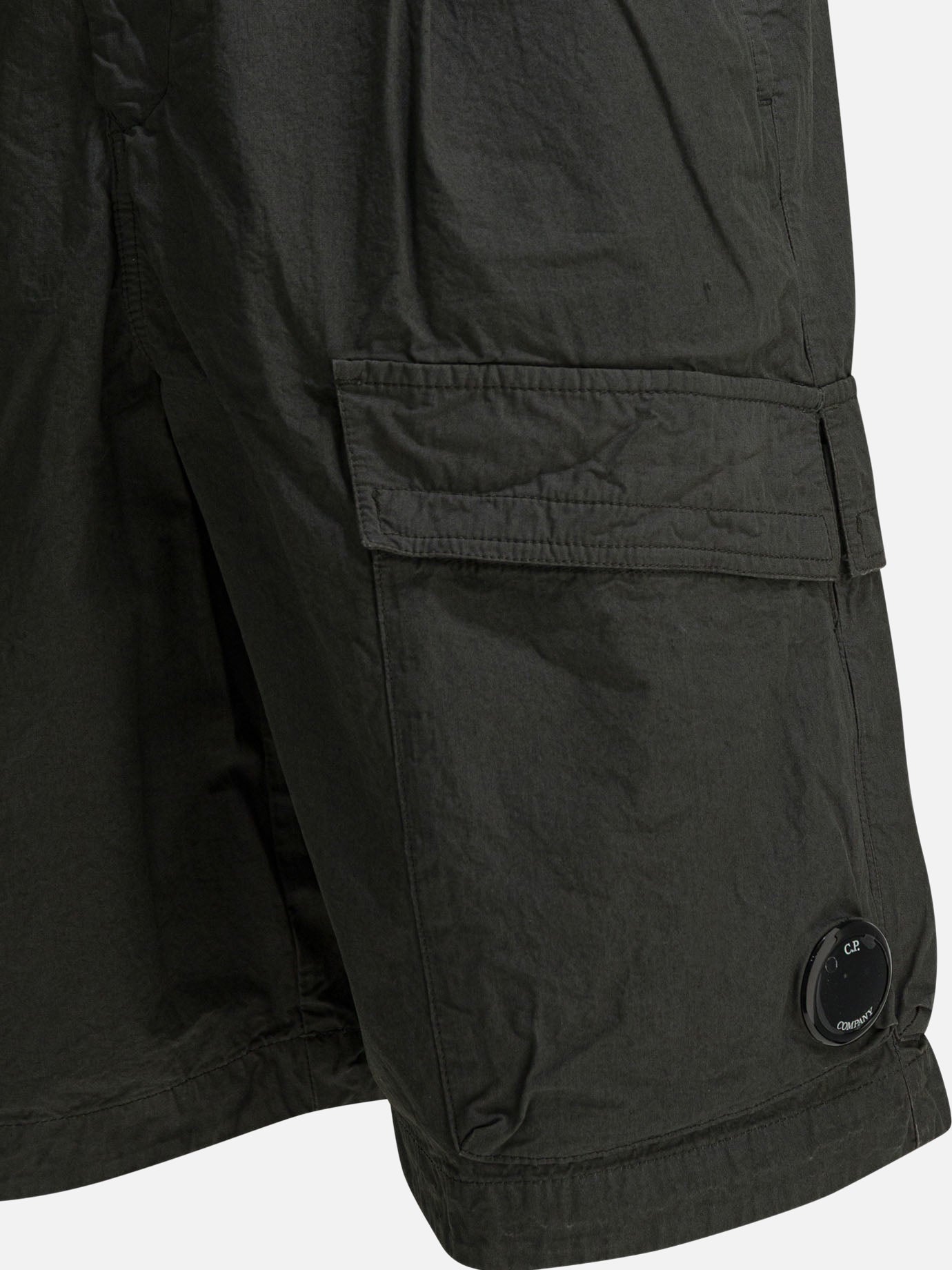 Cargo shorts Solid colour Grey - C.P. Company Men | PDP | VIETTI Online Store | Zoom-Modal_4