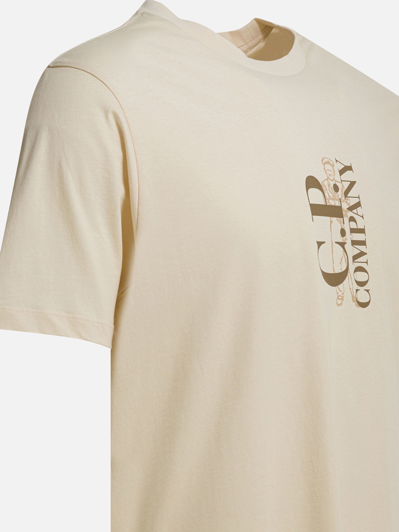 Crewneck t-shirts Logo White - C.P. Company Men | PDP | VIETTI Online Store | Zoom-Modal_4