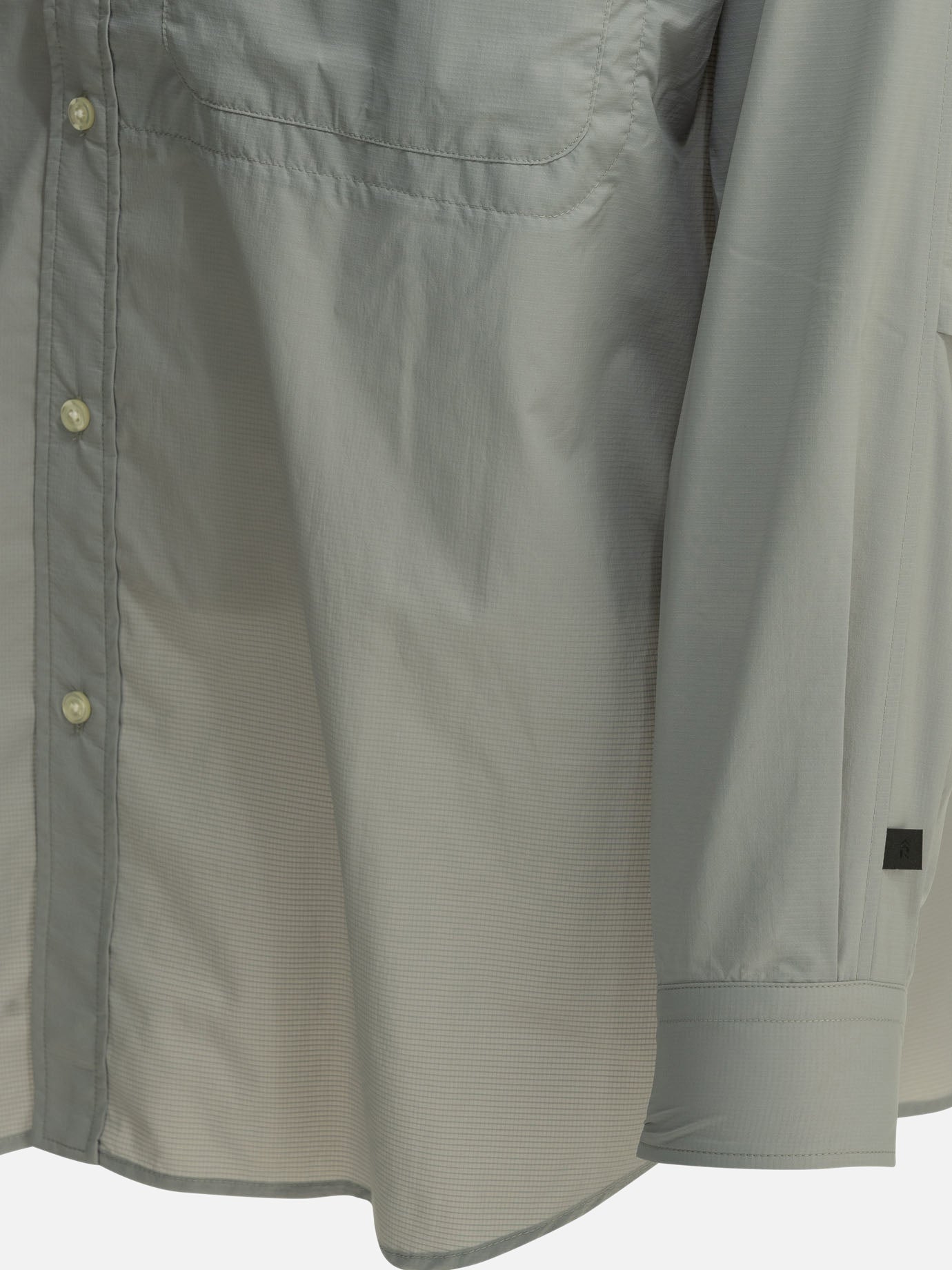 Casual shirts Solid colour Grey - Daiwa Pier 39 Men | PDP | VIETTI Online Store | Zoom-Modal_4