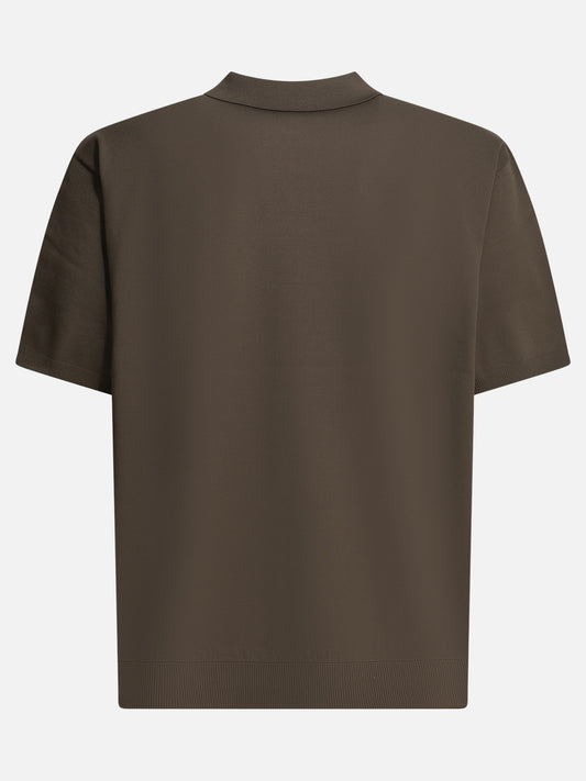 Polo shirts with buttons Solid colour Brown - Daiwa Pier 39 Men | PLP | VIETTI Online Store | 2
