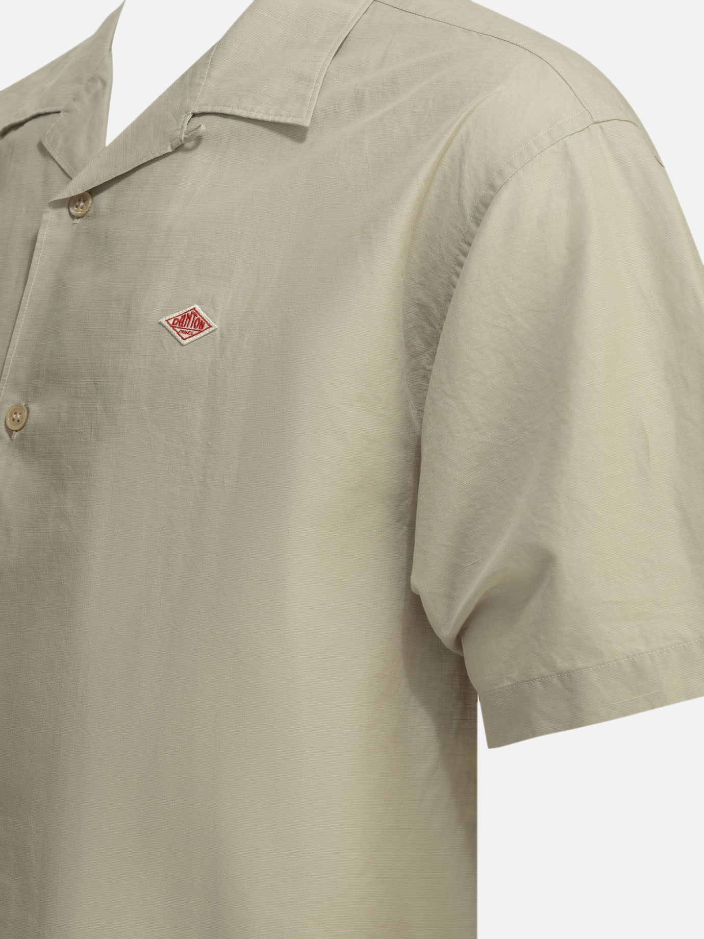 Casual shirts Solid colour Beige - Danton Men | PDP | VIETTI Online Store | Zoom-Modal_4
