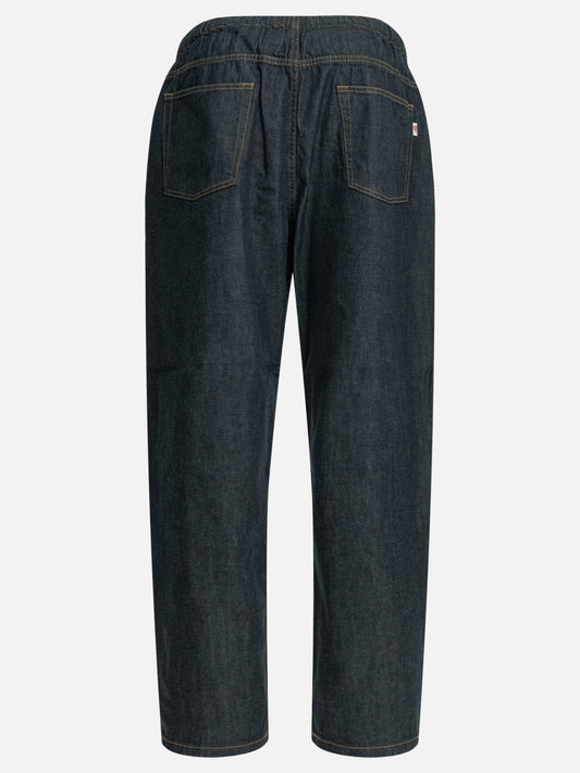 Wide-leg jeans Solid colour Blue - Danton Men | PDP | VIETTI Online Store | 2