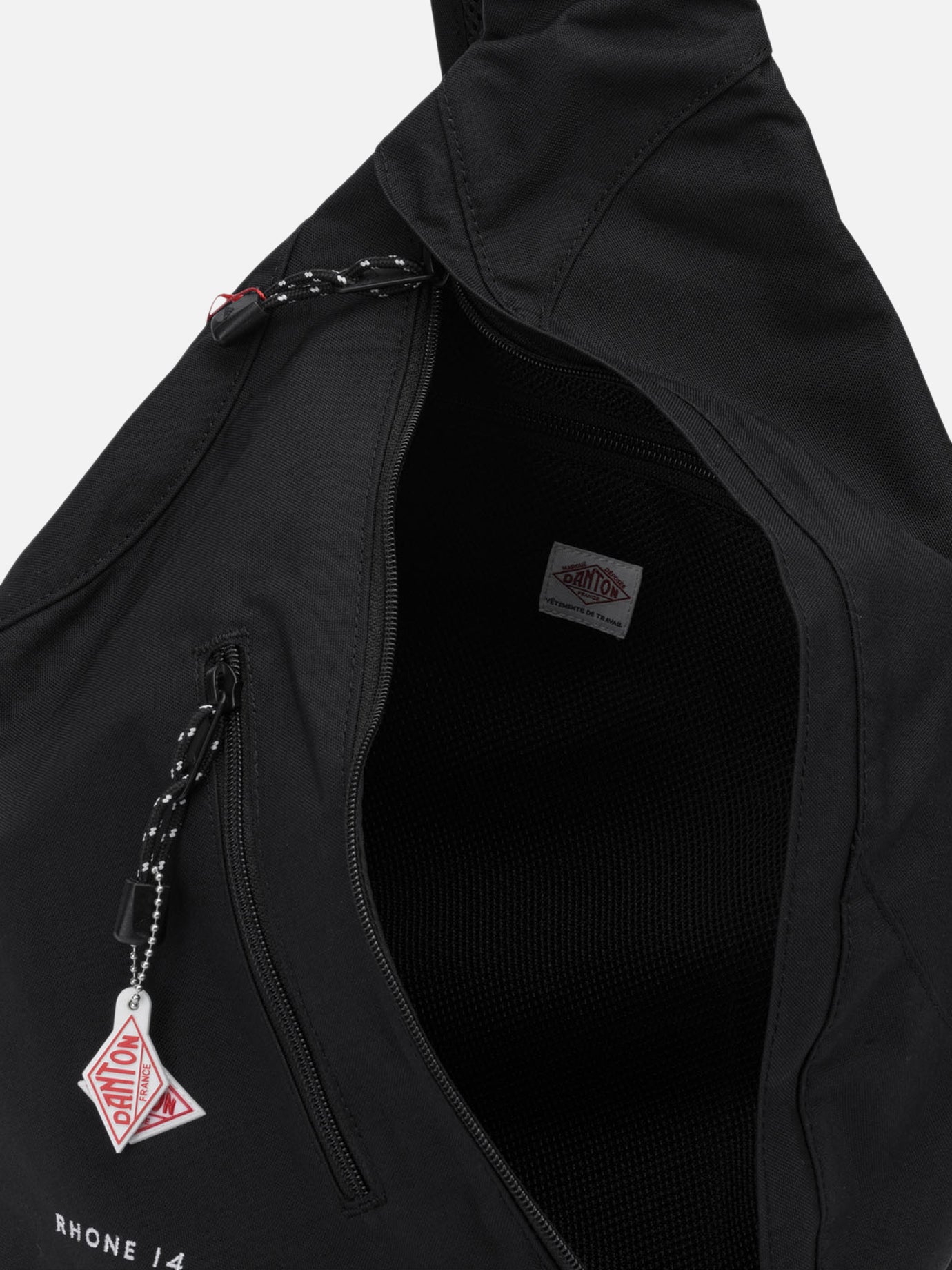 One strap backpacks 100% nylon Black - Danton Men | PDP | VIETTI Online Store | Zoom-Modal_5