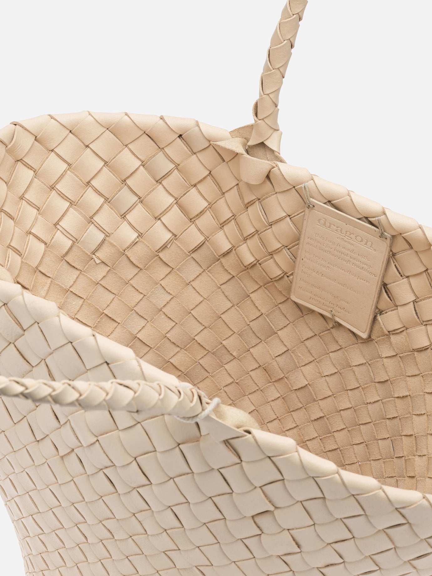 Small bags 100% buffalo calf leather White - Dragon Diffusion Women | PDP | VIETTI Online Store | Zoom-Modal_5