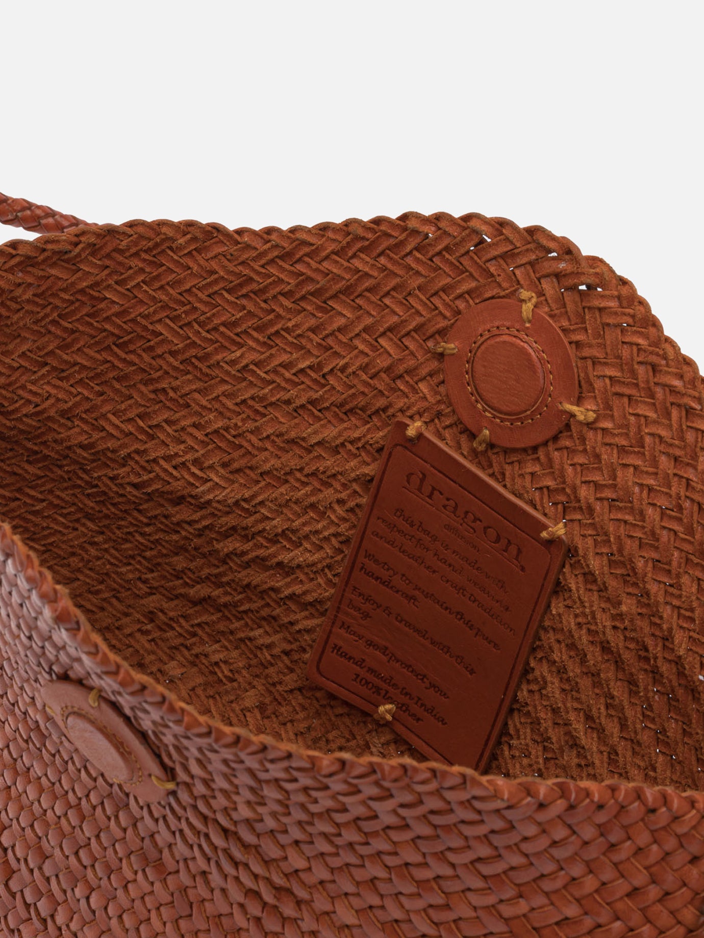 Small bags 100% buffalo calf leather Orange - Dragon Diffusion Women | PDP | VIETTI Online Store | Zoom-Modal_5